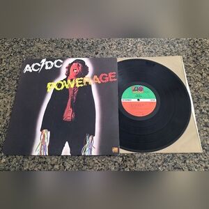 AC/DC "Powerage" Vinyl LP (1978) 1st Pressing SD 19180 Atlantic Records rare vtg